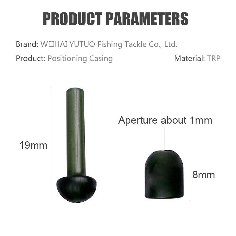 European Carp Fishing Terminal Accessory Plastic Rubber Positioning Casing