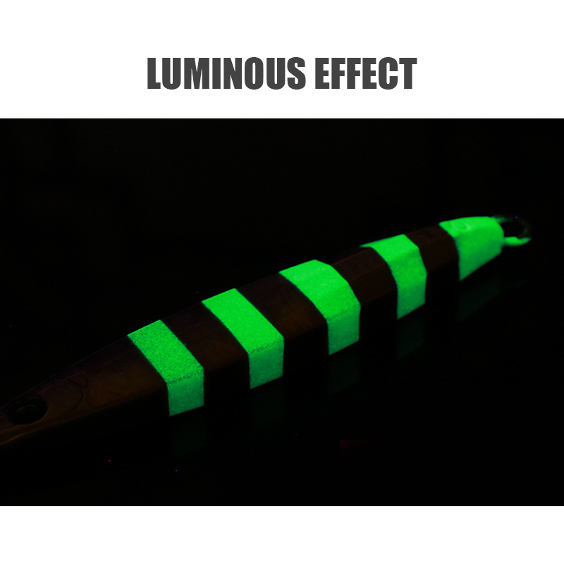 Jigging Lure Deep Sea Speed Fishing Lure 150g 200g Artificial Lead Lure Luminous Vertical jigging Lure For Saltwater