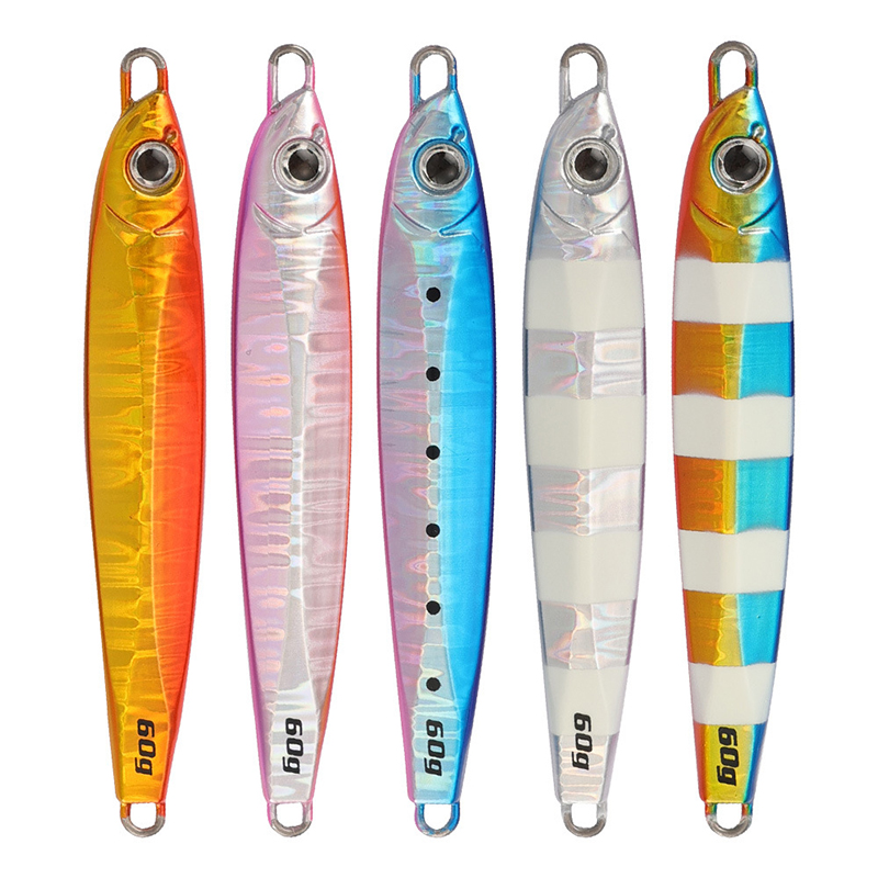Lead Fish Metal Jig With Hooks Sinking Saltwater Freshwater Shore Paillette  Knife Wobbler Artificial Short DUO Fishing Lures